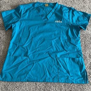 Davita scrub top